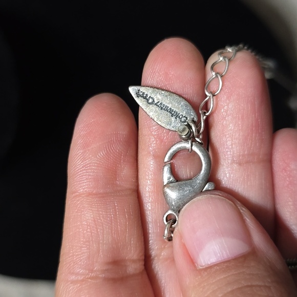 COLDWATER CREEK Multi Strand Natural Shell & Glass Beads Silver Chain Necklace - Picture 8 of 14